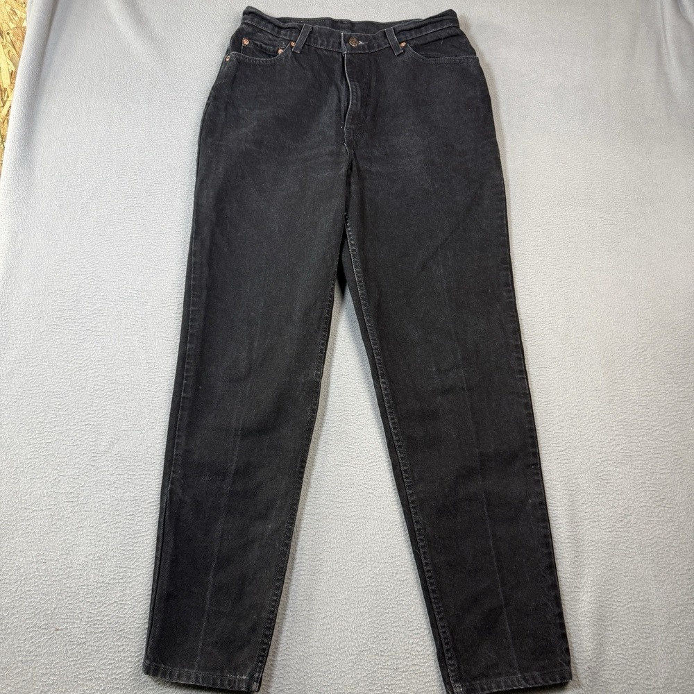 Levis Made in the USA Womans Jeans 13M Black Cotton Staight 17512-0260 - Picture 2 of 10